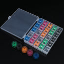 25Pcs/Set Empty Bobbins Sewing Machine Spools Storage Box for Sewing Machine FT