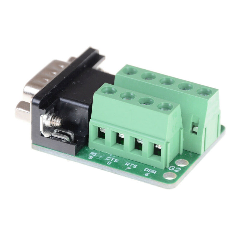 1Pc RS232 To DB9 D SUB Male Connector 9 Pin Adapter Terminal Board Module n Gw