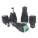 5 Pairs Male and Female 2.1x5.5mm DC Power Plug Jack Adapter Connec Gw