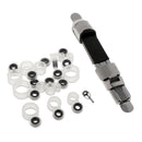 15pcs 0.9-14mm Rod Repair Kit Fishing Rod Guides Tips and Reel Seat
