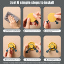 4pcs/set Removable Office Hanging Hooks Self  Bathrooms Wall Hangers