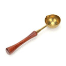 Retro Wax Sealing Stamp Metal Wax Stick Wooden Handle Sealing Wax Spoon