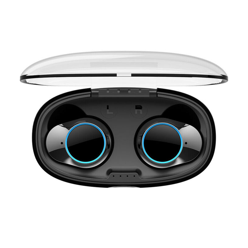 Wireless Bluetooth5.0 Earphones In-ear Sports Earbuds Waterproof w/Charging Case