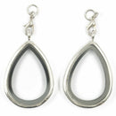 2pcs Living Memory Glass Locket Jewellery