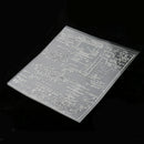English Decoration Silicone Clear Rubber Stamp Script DIY Scrapbooking Card