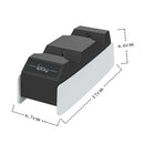 Dual USB Type C Charging Cradle for DualSense Controller Charger with Cable A
