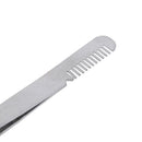 1Pc Stainless Steel Extension Eyebrow Tweezer Eyebrow Comb Makeup Cosmetic T 3C