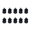 10pcs Violin Rubber Mute Silencer for String Instrument Parts