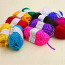 12 pcWoven Thread Cotton Cloth Hand Knitting Yarn Crocheted Crochet A4N1 Bl W3Z6