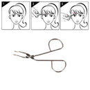 Eyebrow Tweezer Clamp Tool Scissors Eye Make Up Hair Removal Grooming Y F4K F0Z8