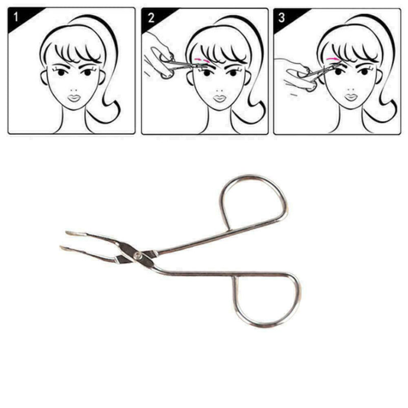 Eyebrow Tweezer Clamp Tool Scissors Eye Make Up Hair Removal Grooming Y F4K F0Z8