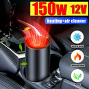 Car Heater - 12V 150W 2 in 1 Auto Heating Cooling Fan Purifier with Bracket