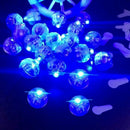 100pcs/lot 100 X Round Led Flash Ball Lamp Balloon Light long standby time  D5E2