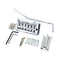 Tremolo Saddle Hardtail Bridge Metal Assembly for Electronic Stratocaster S