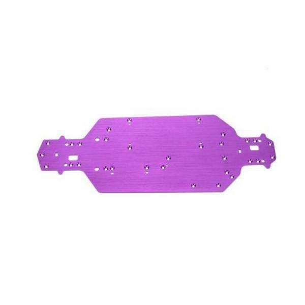 Purple HSP 03001 Aluminum Alloy Chassis For RC 1/10 On-Road Car Upgrade Part