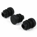 10 Pcs Black Plastic 12mm Pipe End Blanking Caps Bung Tube Tubing Insert Ro W4O7