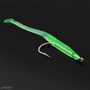 10Pcs/Lot Soft Silicone Eel Shaped Artificial Lures Fishing Lure Baits Tackle YS