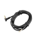 4.5FT 3.5mm Audio Cable Right Angle Car Aux Cord with Mic for Headphones