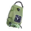 20L Solar Shower Water Bag Camping Travel Solar Heated Bathing Water Pack