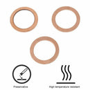 Tattoo Machine Copper Crush Washer Flat Ring 12mmx16mmx1.5mm 50Pcs Q1N4
