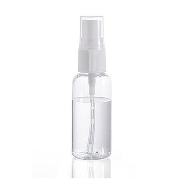 6pcs Transparent Plastic Empty Cosmetic Bottle Refillable Container (30ml) A#S