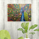 5D DIY Special-shaped Diamond Painting Peacock Cross Stitch Embroidery Kit
