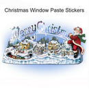 1PC PVC Christmas Decorations Santa Ice World Stickers Window Paste Stickers Hn