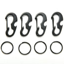 New Cool D-ring Carabiner Bottle Opener Key Chain Key Ring Hook EDC Multi-Tool J