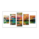 Scenery 5D DIY Full Drill Diamond Painting 5-pictures Combination Kits Gift