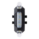 2x Bike Tail Light USB Rechargeable Light Super Bright Safty Light White