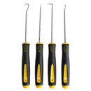 4 PCS Scraper Hook Tool Set Oil Seal Puller Rubber O-Ring Hook Seal Screwdr F5U1