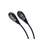 Music Stand Clip On 4Led Light Duel Twin.Reading Lamp`Usb Musician Teacher Gif3C