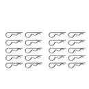 20pcs/Pack Stainless R Retaining Clips Cotter Pins Spring Clips 32mm / 42mm