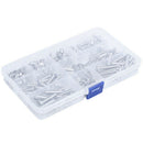 150Pcs M5 Stainless Steel Button Head Hex Socket Head Cap Bolts Screws Nuts I5F2