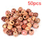 50PCS Dreadlock Hair Beads Dread Beads Hair Braid Pins Rings DIY Cuff Jewelry -Q