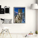 5D DIY Full Drill Diamond Painting Wolf Cross Stitch Embroidery Wall Art