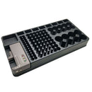 98 Grids Battery Storage Organizer Holder with Tester-Battery Rack Case Box