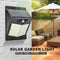 120LED Solar Two-Sided PIR Motion Sensor Wall Light Outdoor Garden Lamp