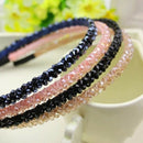 Women Girl Metal Crystal Hairband Headband Beautiful Jewelry HeadwearHair Ban Gw