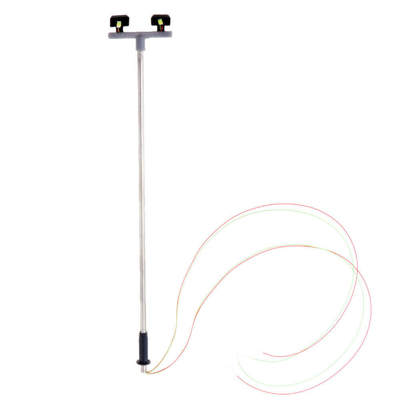 5pcs Metal Pole Street Lights - OO/HO Gauge - Train Railroad Diorama Scenics B