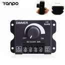 LED Switch Dimmer DC 12V 24V 30A 360W Adjustable Lamp Strip Driver Power ST-90