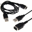 Black USB Charging Advance Line Cord Charger Cable for/SP GameBoy/NS/DS N9E0