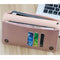 Premium Leather Zipper Wallet Multi-Functional Handbag  Champagne