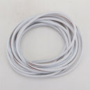 5M White Car Door Edge Lip Strip Guard Protector Moulding Trim Anti De VRU