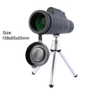 Portable Mini 50x60 Optical Lens Monocular Vision Night Phone Telescope + Clip