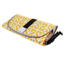 Baby Portable Changing Pad 3-in-1 Diaper Clutch Changing Station Yellow