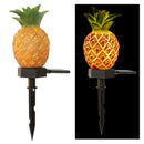 Pineapple Solar LED Lawn Light Spike Manual Control Outdoor Landscape Lamp