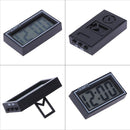 Mini Digital LCD Auto Car Truck Dashboard Date Time Calendar Clock Black
