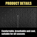 Bamboo Charcoal Car Seat Cover Four Season Auto Front Seat Cushion (Black) A