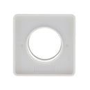 ABS Injection Molding Square Microphone Station -White